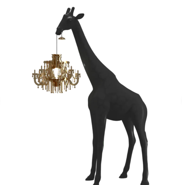 Modern Creative Personalized Fiberglass Giraffe Floor Lamp