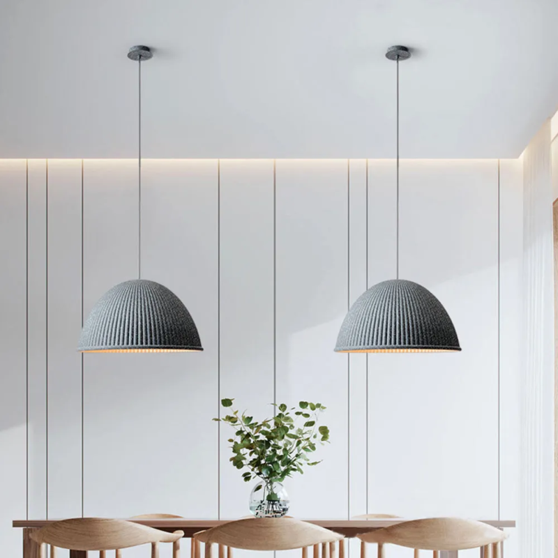 Modern Decorative Fiberglass Pumpkin Pendant Lamp