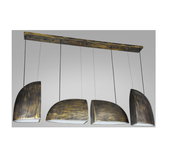 Retro Antique Style Resin Single Head Pendant Lamp