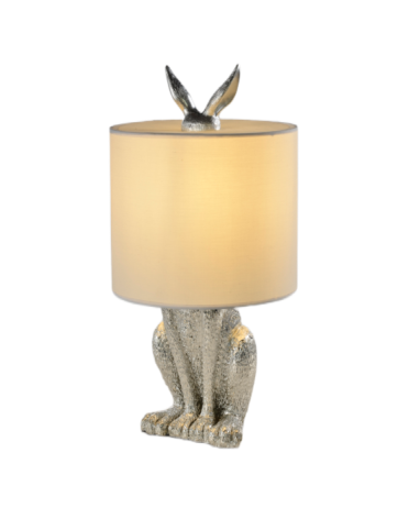 Resin Electroplated Gold Masked Rabbit Table Lamp