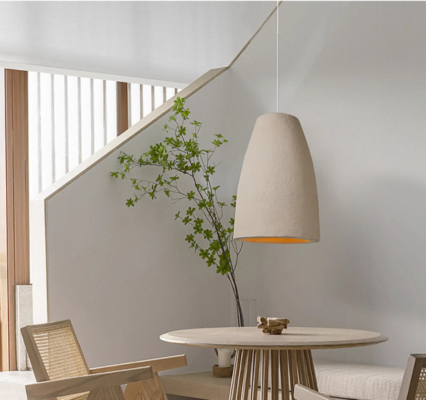 Nordic Minimalist Wabi Sabi Light Resin Pendant Lamp