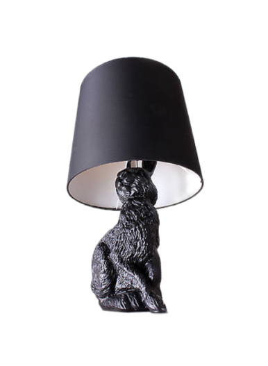 Creative Resin Rabbit Table Lamp Art Deco