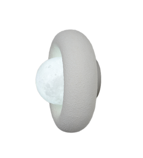 Resin 300 Soybean Wall Lamp White