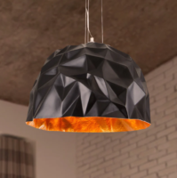 High Quality Resin Sparkling Star Semi-circular Pendant Lamp
