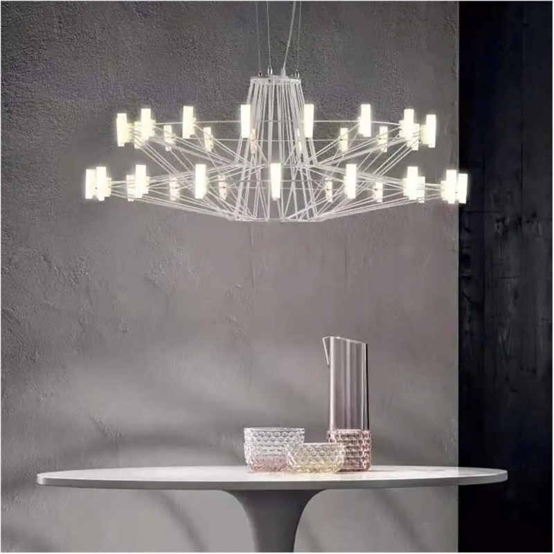 Luxury High-end Decor Stainless Steel Pagoda Pendant Lamp