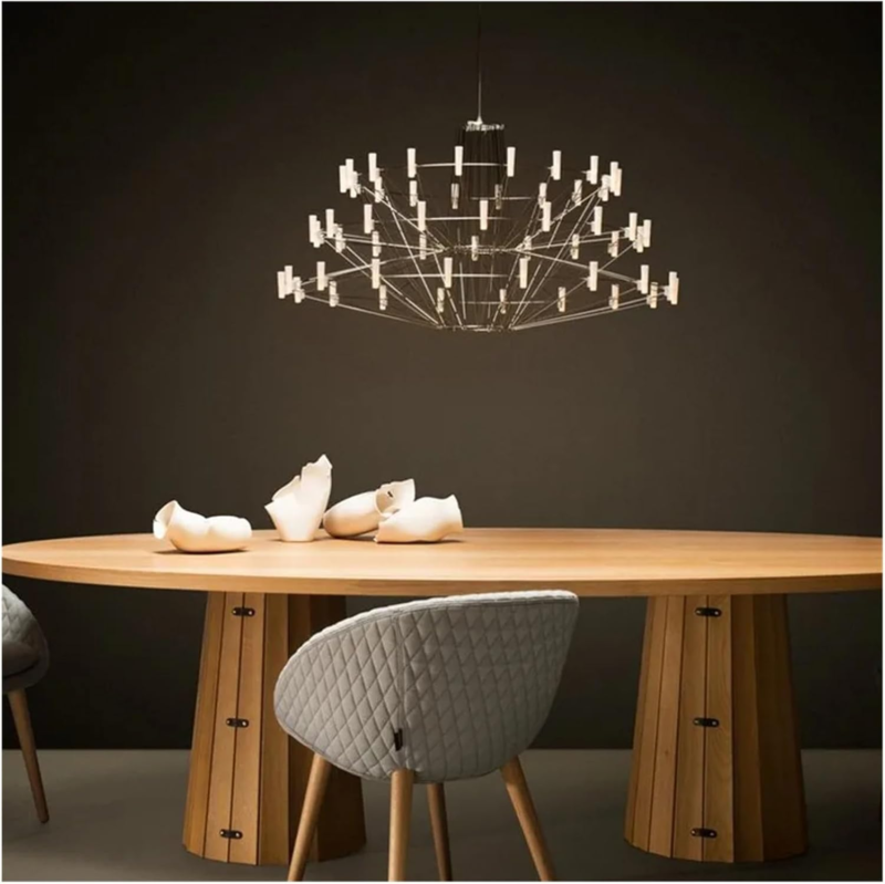 High-end Decor Luxury Lights Stainless Steel Pagoda Pendant Lamp