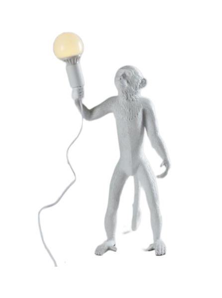 Creative Fiberglass Fiber Standing Monkey Pendant Lamp