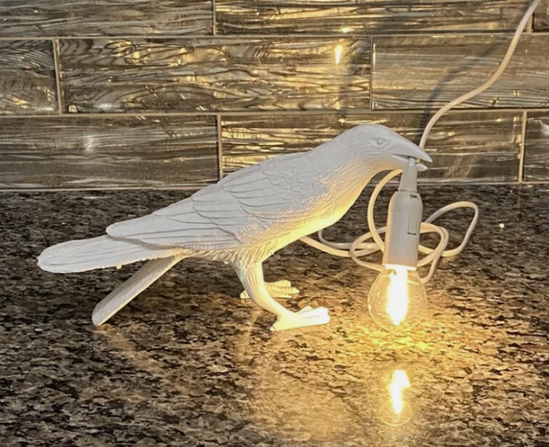 Art Deco Bird Light Resin 1 Light Table Lamp BVH Professional OEM for LED Lighting Decorative Lighting and Modern Furniture