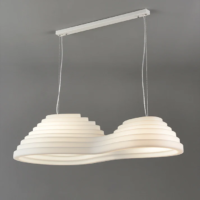 Decorative Art Double Headed Double layered Pendant Lamp