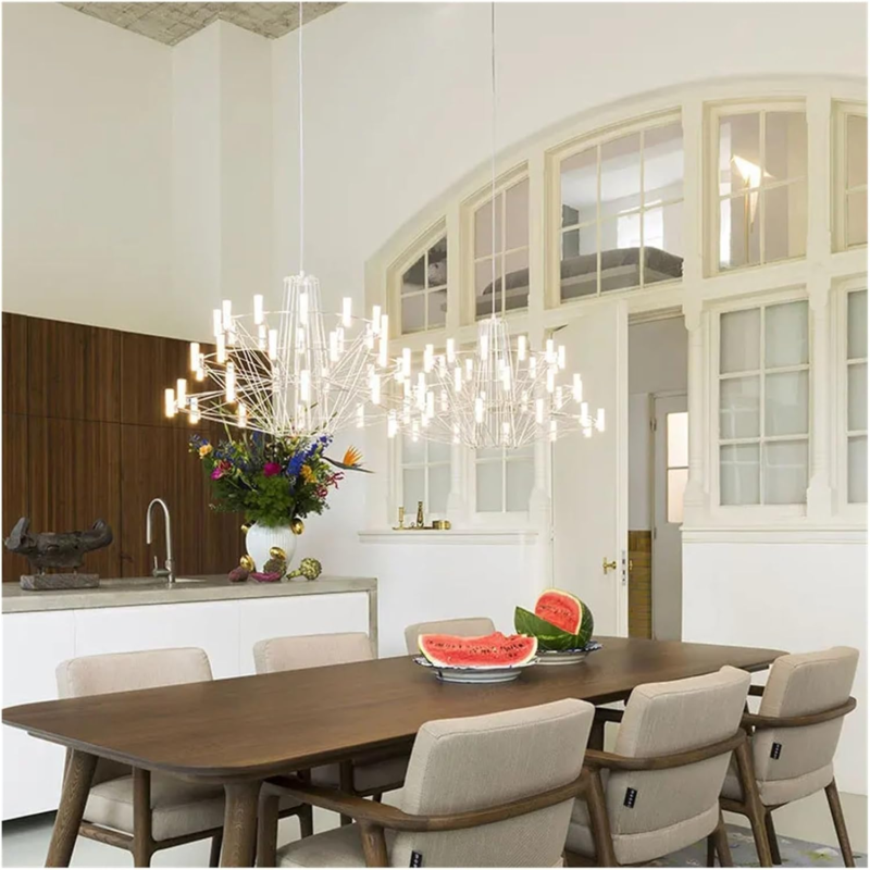 High-end Decor Luxury Lights Stainless Steel Pagoda Pendant Lamp