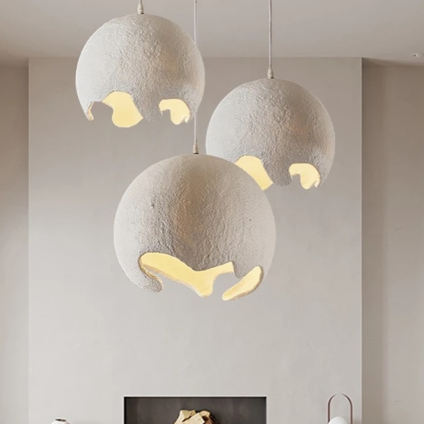 Creative Resin Dinosaur Egg Pendant Lamp
