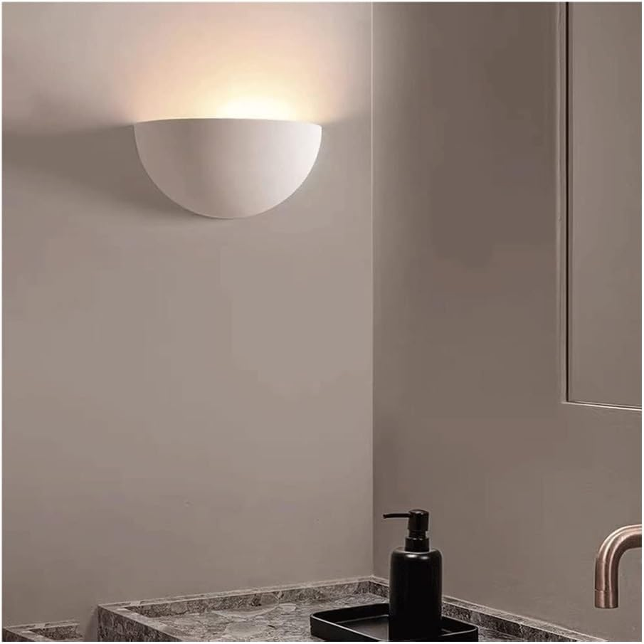 Modern LED Resin Half Moon Wall Lamp