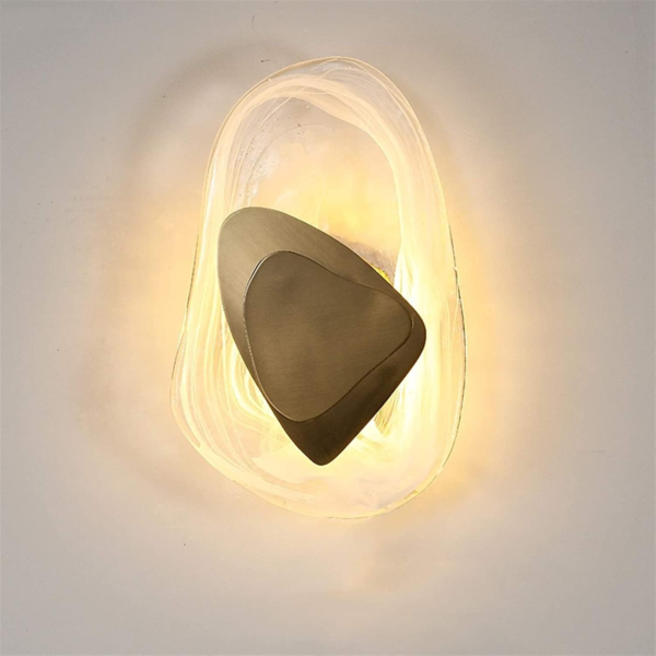 Luxury Hardware Crystal Stone Wall Lamp