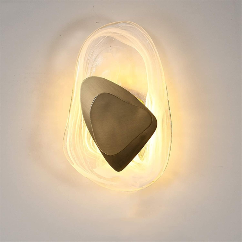 Luxury Hardware Crystal Stone Wall Lamp