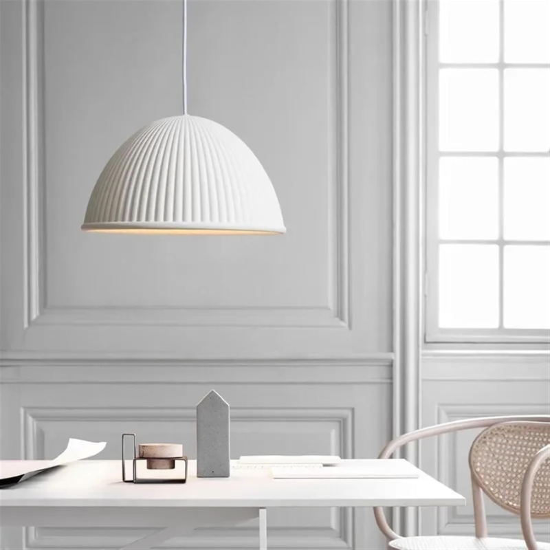 Modern Decorative Fiberglass Pumpkin Pendant Lamp