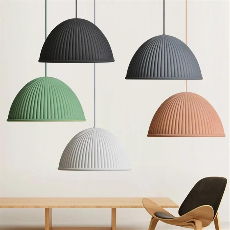 Modern Decorative Fiberglass Pumpkin Pendant Lamp