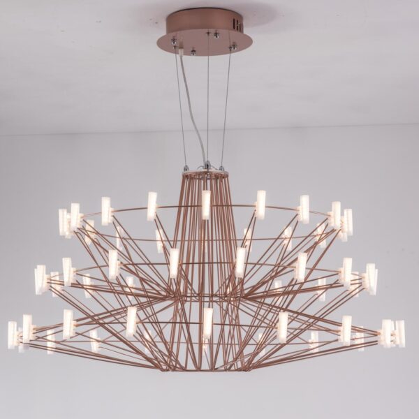 High-end Decor Luxury Lights Stainless Steel Pagoda Pendant Lamp