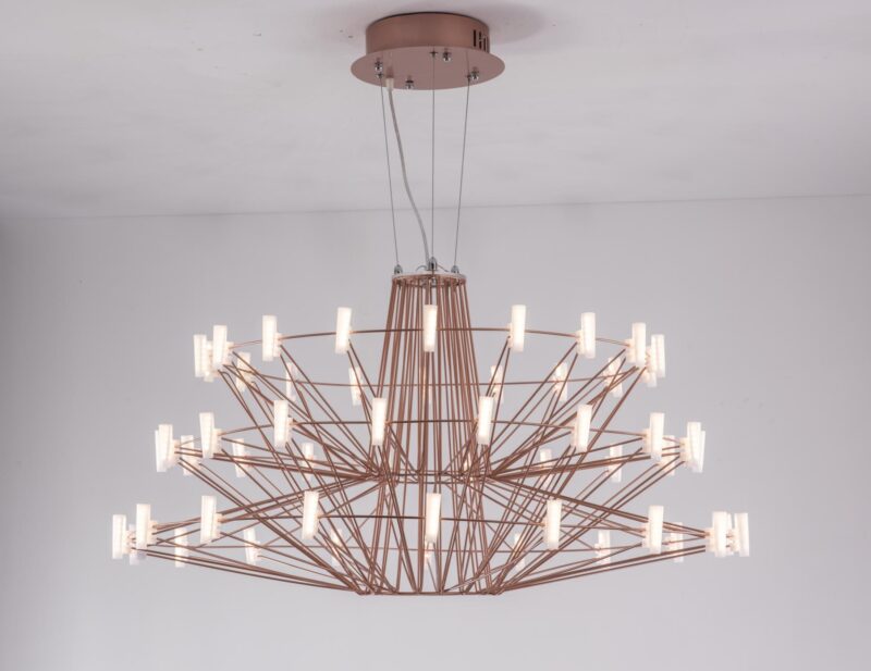 High-end Decor Luxury Lights Stainless Steel Pagoda Pendant Lamp