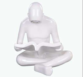 Modern Ornaments Fiberglass Bookboy Lamp