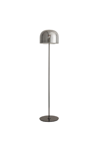 Modern Equatore Floor Large E27 Glass Aluminium Floor Lamp H175cm