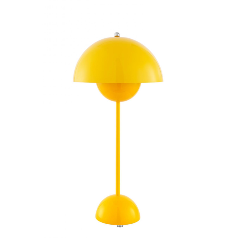 Verner Panton Flowerpot E27 Desk Light Aluminum Copper Carbon steel Table Lamp