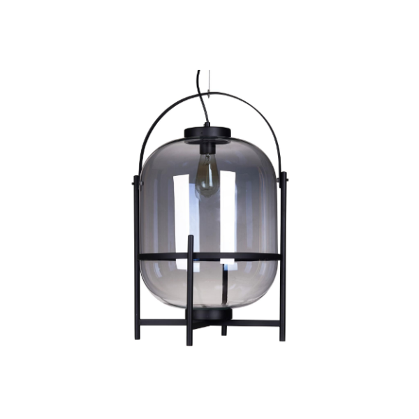 Modern Oda Lamp Glass Carbon Steel Pendant Lamp E27