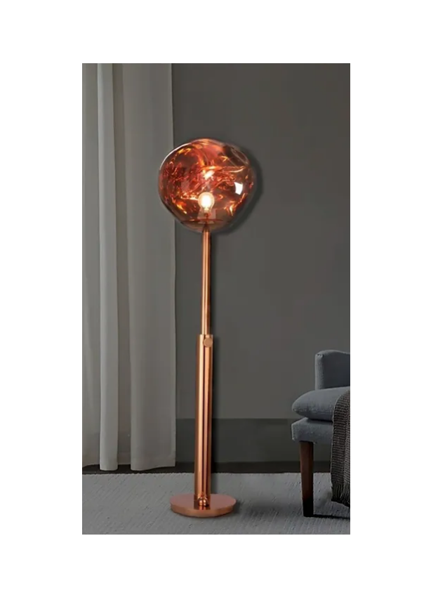 PVC Carbon Steel Copper Gold Chrome Color Floor Lamp E27