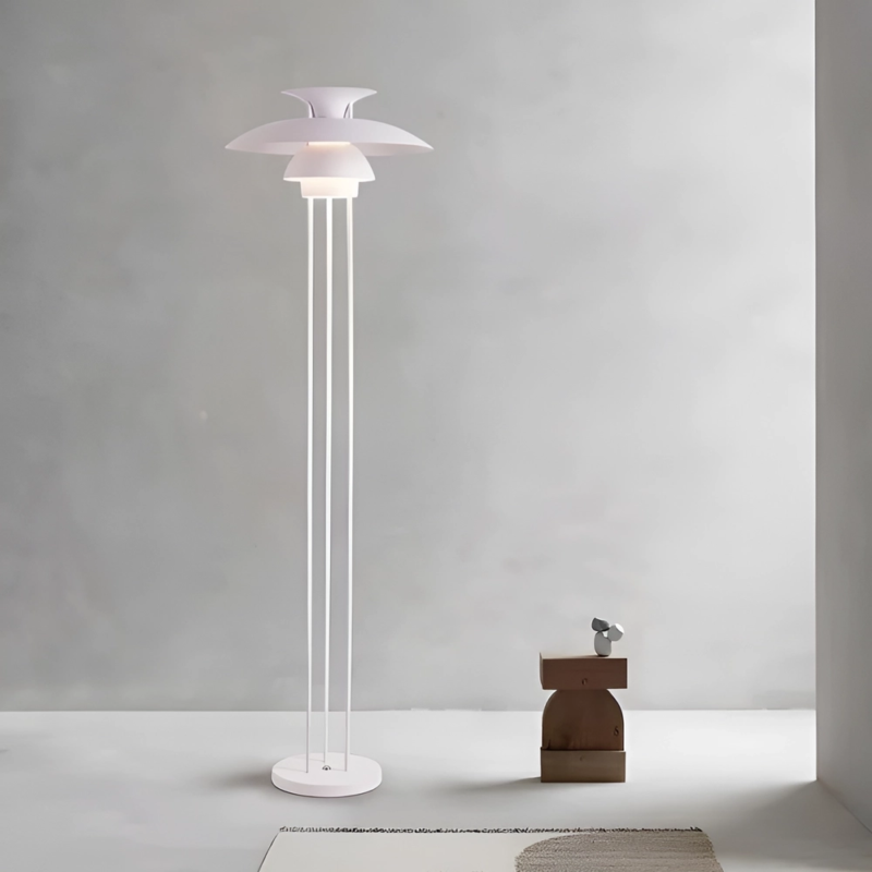 Modern Minimalist Metal Iron Floor Lamp E27 By Louis Poulsen