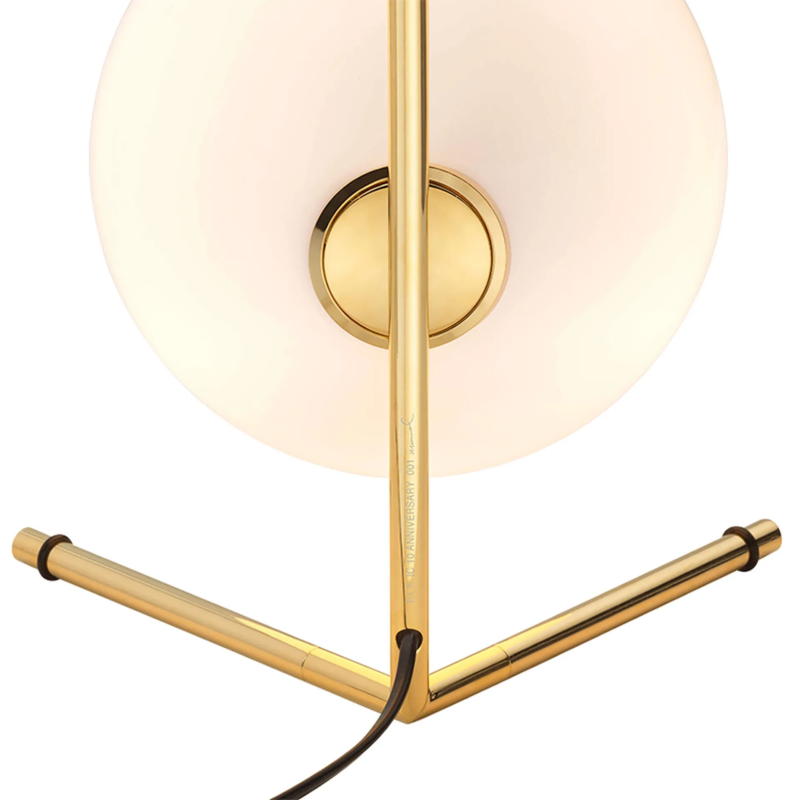 Minimalist Desk Light Flos Glass Carbon Steel Table Lamp