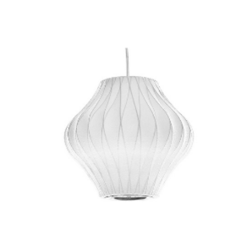 Modern Minimalist E27 Chandeliers Bubble Lamp Crisscross Pear Cocoon Resin LED White Pendant Lamp
