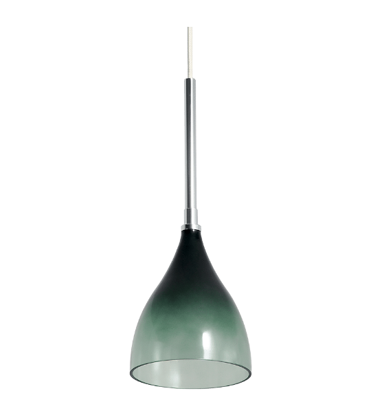 Smoke Grey Coffee Green Glass Aluminum Pendant Lamp G4