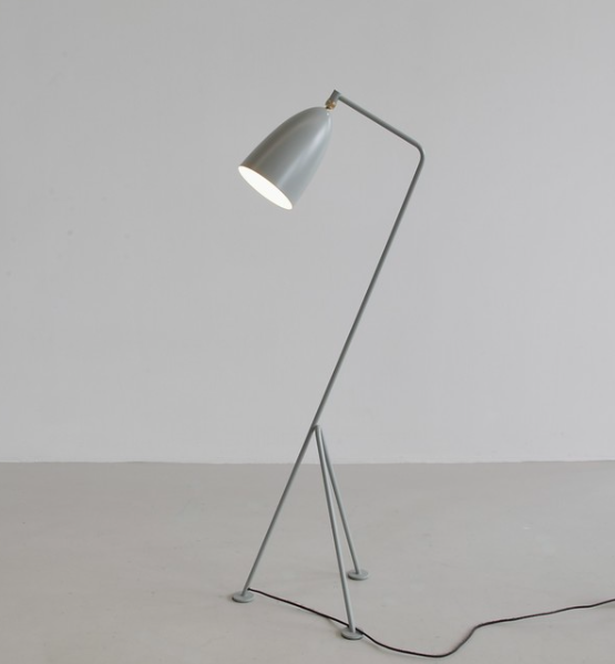 Modern Metal E27 Copper Carbon Steel Reading Floor Lamp