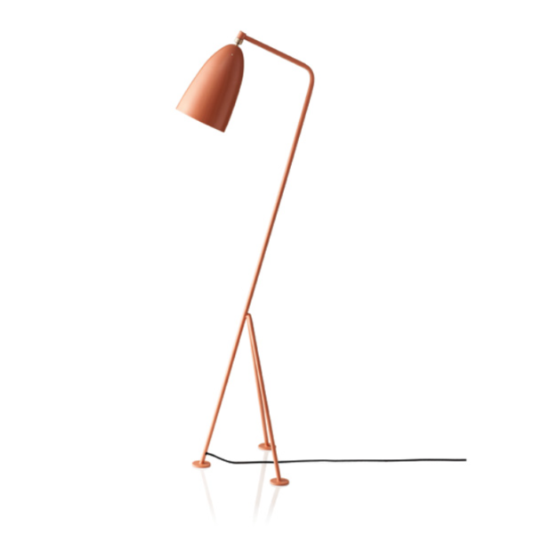 Modern Metal E27 Copper Carbon Steel Reading Floor Lamp