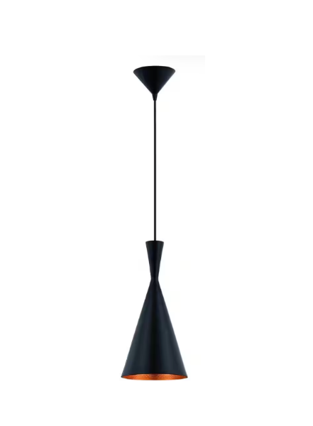 Modern Creative 1-Light Retro Black Pendant Lamp E27