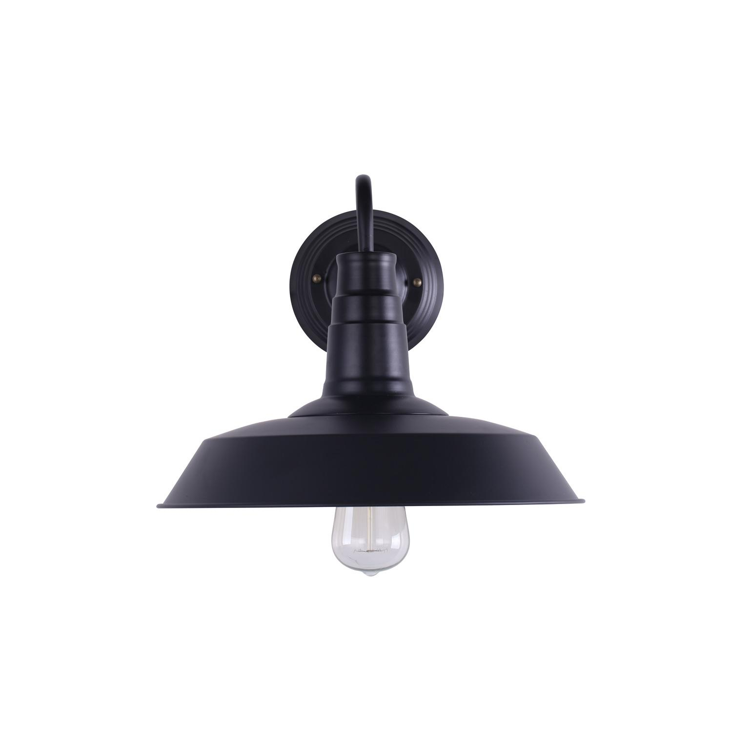 Modern Minimalist Edison Light Bulb E27 Black Wall Lamp Φ:25cm