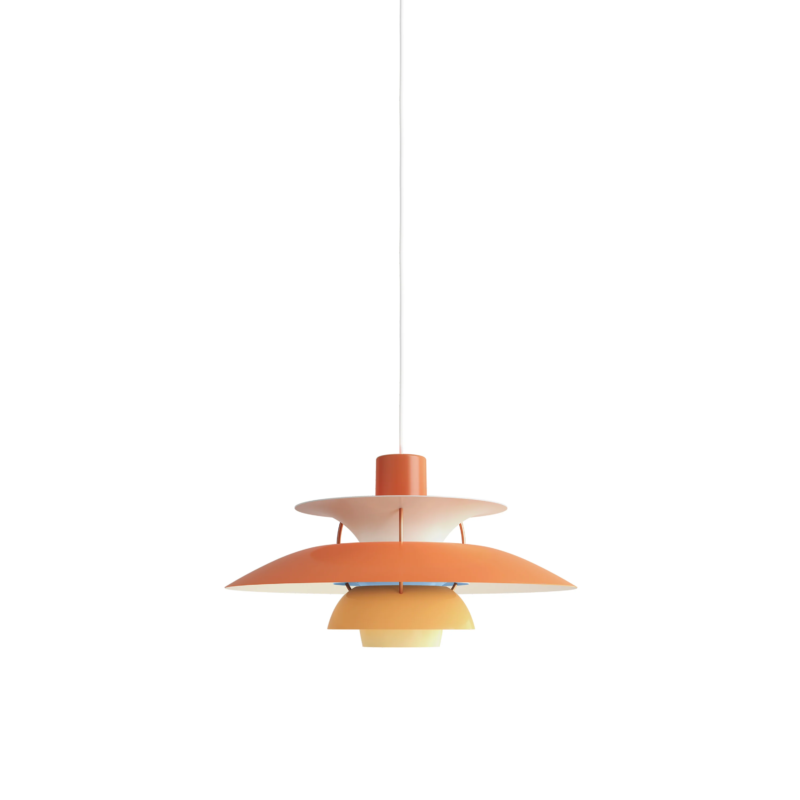 Danish Louis Poulsen Design Color Umbrella Pendant Lights Multilayer Metal Iron Pendant Lamp
