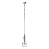 Minimalist Flos Glass Carbon Steel Pendant Lamp H200cm