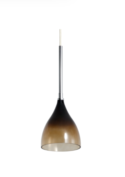 Smoke Grey Coffee Green Glass Aluminum Pendant Lamp G4