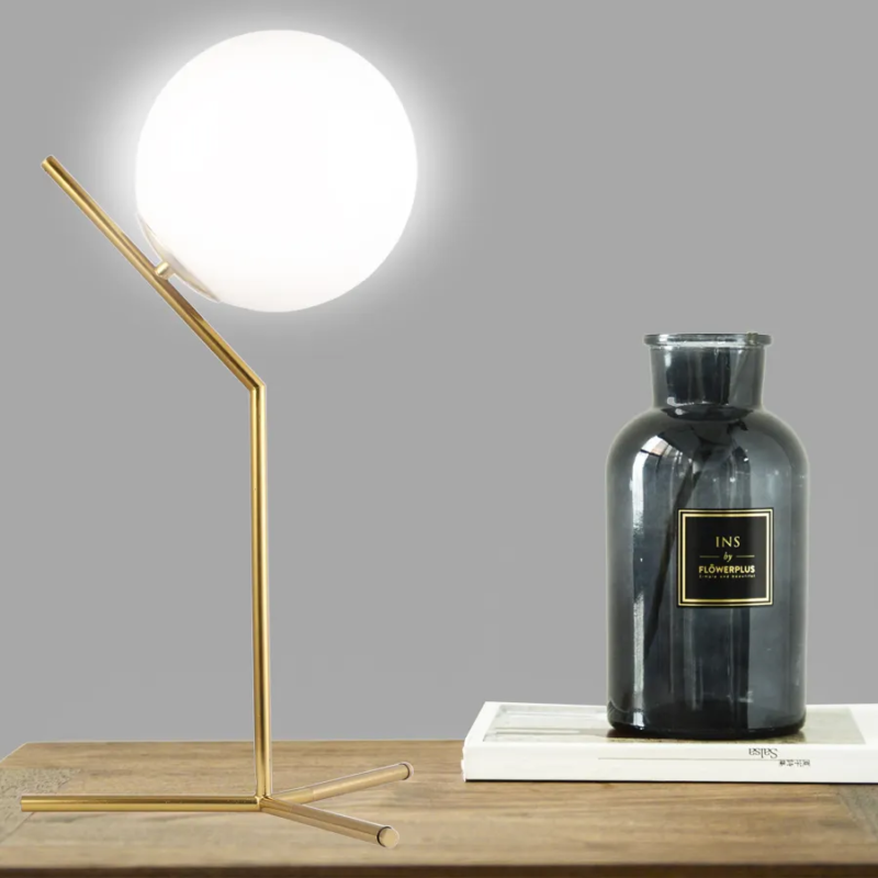 Nordic Simple Flos E27 Gold / Silve Glass Carbon Steel Table Lamp