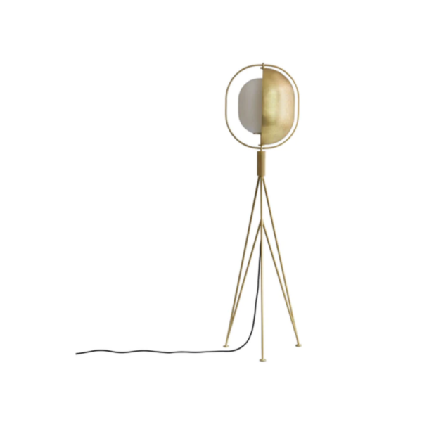 Nostalgia Glass Carbon steel Brass Rose Gold Floor Lamp