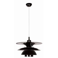 Minimalist Black Aluminium High lustre Pendant Lamp E27 Louis Poulsen