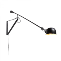 Flos Paolo Rizzatto 265 Carbon steel Copper Black Wall lamp Small E27