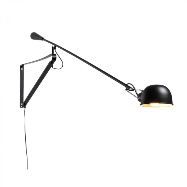 Flos Paolo Rizzatto 265 Carbon steel Copper Black Wall lamp Small E27