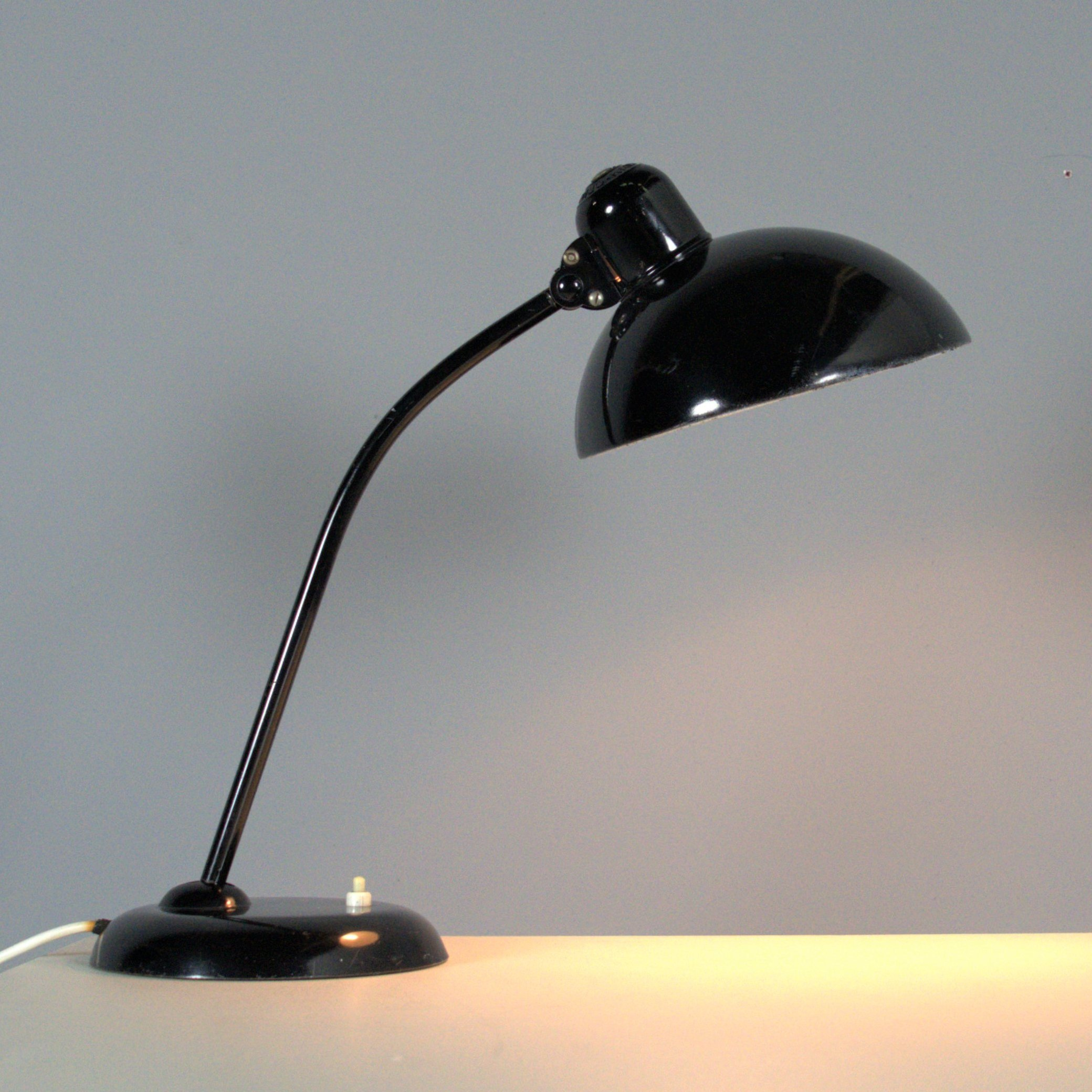 Kaiser Idell E27 Carbon Steel Black Table Lamp Dia18.5*H43cm