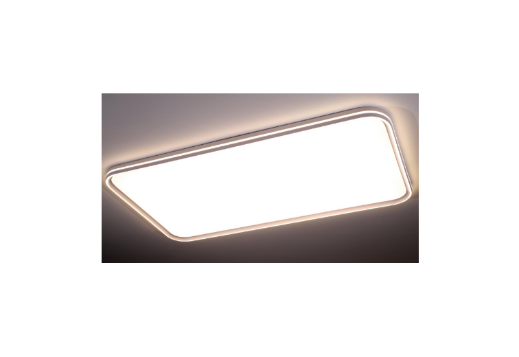 Minimalism Rectangle Parlor Dual Auxiliary Light LED Ceiling Lamp