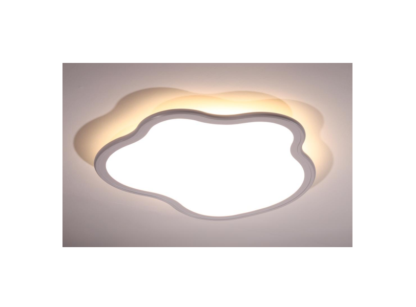 Aluminum Cloud Diffuse Reflection Matte White Bedroom Ceiling Lamp