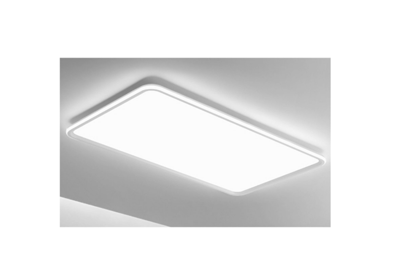 Oblong Matte White Aluminum / Acrylic LED Ceiling Lamp H47.5mm