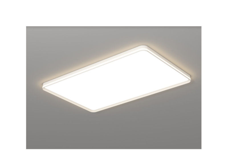 Minimalism Rectangle Aluminum Acrylic LED Lighting Fixture Living Room Ceiling Lamp