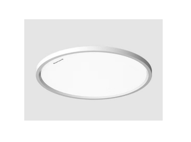 Modern Minimalist Aluminum Acrylic LED Circular Matte White Ceiling Lamp