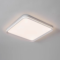 Modern Minimalism Square LED Lighting Fixture Dumb White Bedroom Ceiling Lamp